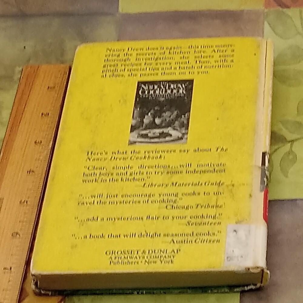 NANCY DREW Yellow Book #28 The Clue Of The Black Keys LIBRARY Rough Condition - Picture 7 of 15